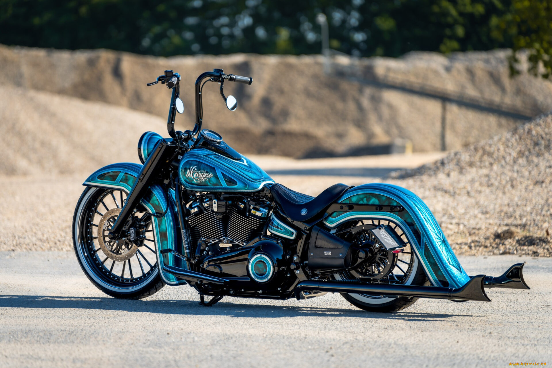 , , harley-davidson, , , el, consejero, thunderbike, customs